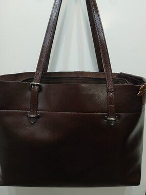 S-Zone Leather Tote